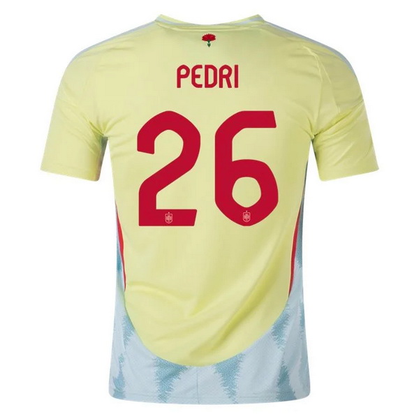 2024 Spain Pedri Away Men's Soccer Jersey