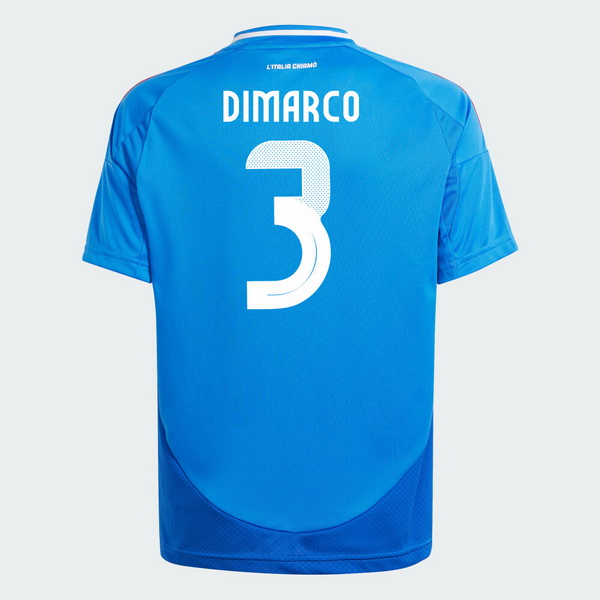 2024 Italy Federico Dimarco Home Men's Soccer Jersey