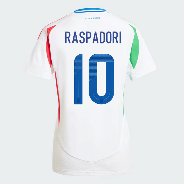 2024 Italy Giacomo Raspadori Away Women's Soccer Jersey
