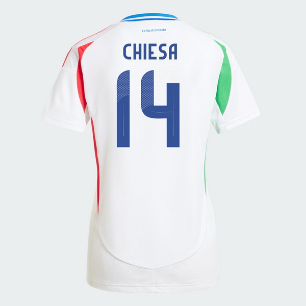 2024 Italy Federico Chiesa Away Women's Soccer Jersey