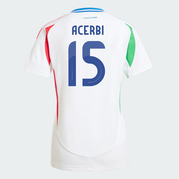 2024 Italy Francesco Acerbi Away Women's Soccer Jersey