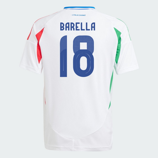 2024 Italy Nicolo Barella Away Men's Soccer Jersey