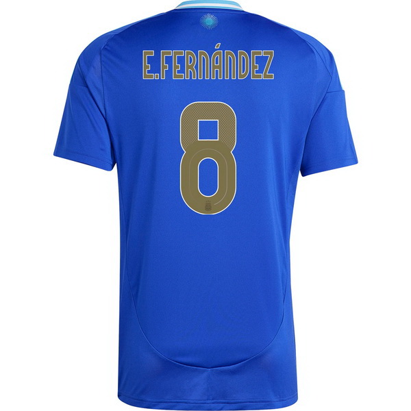 2024 Argentina Enzo Fernandez Away Men's Soccer Jersey