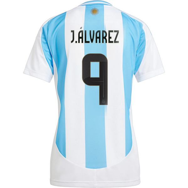 2024 Argentina Julian Alvarez Home Women's Soccer Jersey