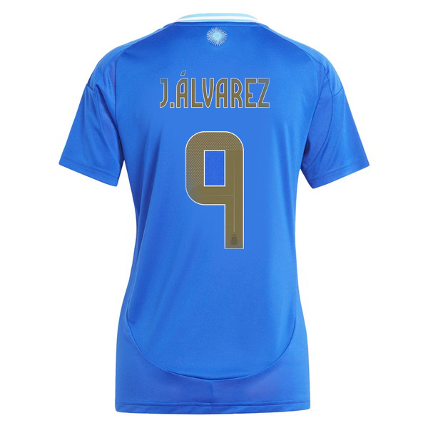 2024 Argentina Julian Alvarez Away Women's Soccer Jersey