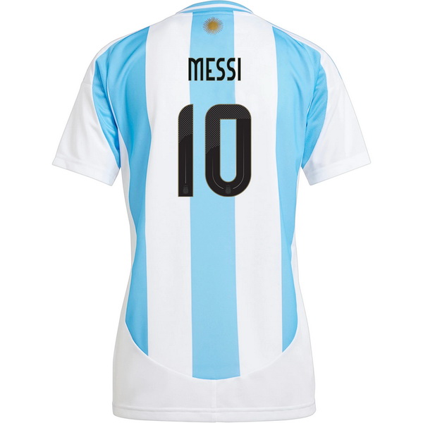2024 Argentina Lionel Messi Home Women's Soccer Jersey