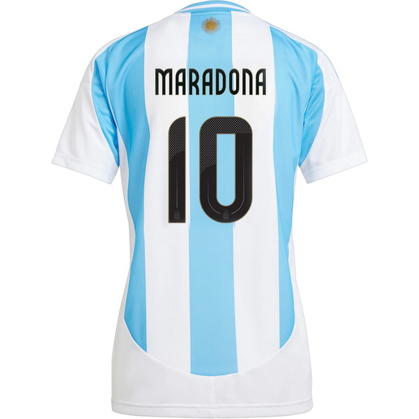 2024 Argentina Diego Maradona Home Women's Soccer Jersey