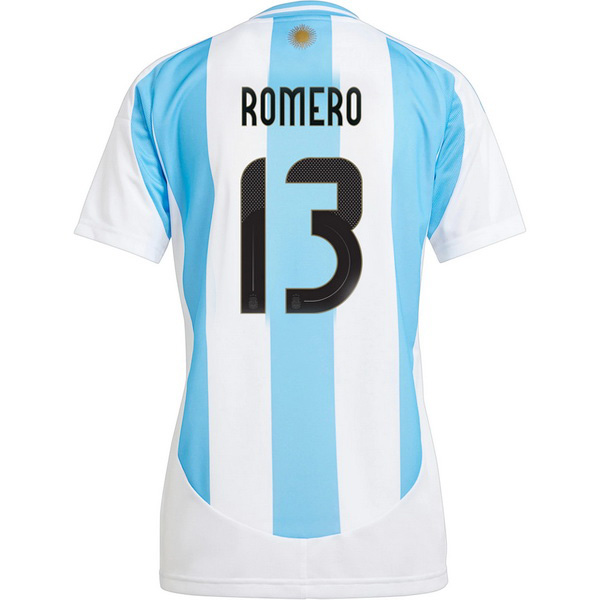 2024 Argentina Cristian Romero Home Women's Soccer Jersey