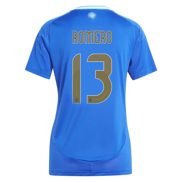 2024 Argentina Cristian Romero Away Women's Soccer Jersey