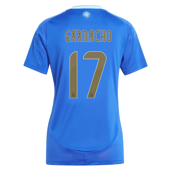 2024 Argentina Alejandro Garnacho Away Women's Soccer Jersey