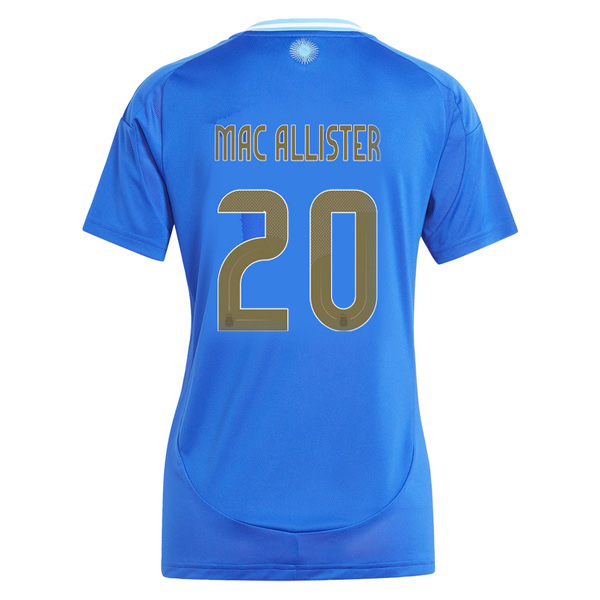 2024 Argentina Alexis Mac Allister Away Women's Soccer Jersey