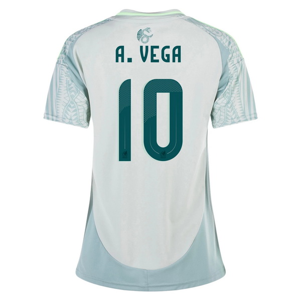 2024 Mexico Alexis Vega Away Women's Soccer Jersey