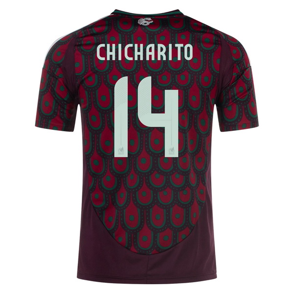 2024 Mexico Chicharito Home Men's Soccer Jersey