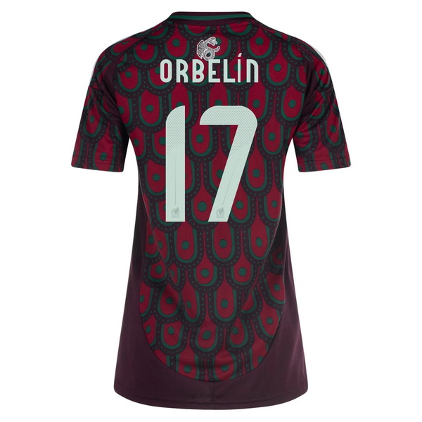 2024 Mexico Orbelin Pineda Home Women's Soccer Jersey