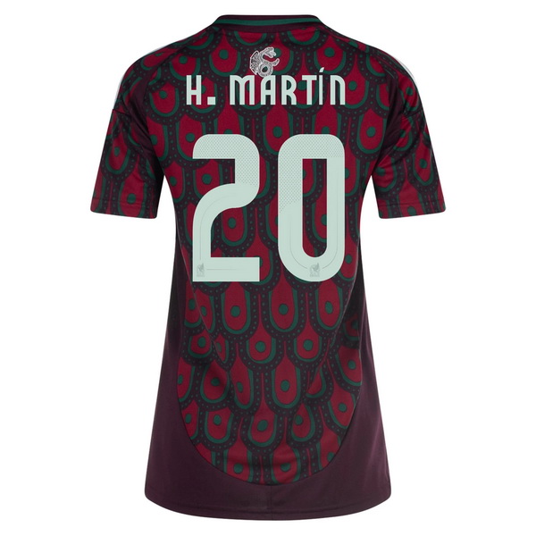 2024 Mexico Henry Martin Home Women's Soccer Jersey