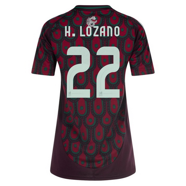 2024 Mexico Hirving Lozano Home Women's Soccer Jersey