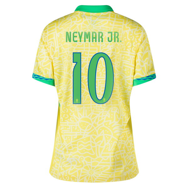 2024 Brazil Neymar Home Women's Soccer Jersey