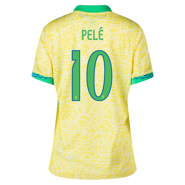 2024 Brazil Pele Home Women's Soccer Jersey