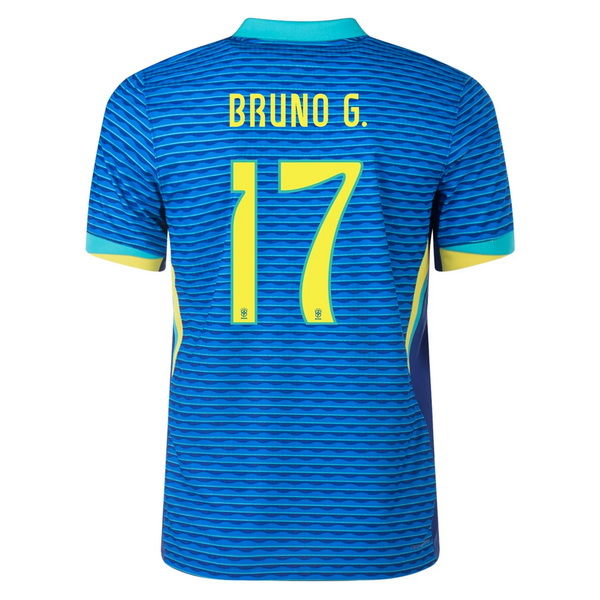 2024 Brazil Bruno Guimaraes Away Men's Soccer Jersey