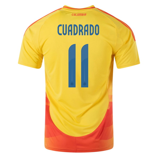 2024 Colombia Juan Cuadrado Home Men's Soccer Jersey