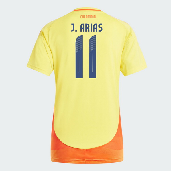 2024 Colombia Juan Cuadrado Home Women's Soccer Jersey