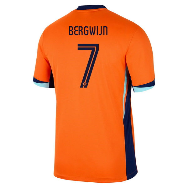 2024 Netherlands Steven Bergwijn Home Men's Soccer Jersey