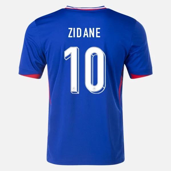 2024 France Zinedine Zidane Home Men's Soccer Jersey