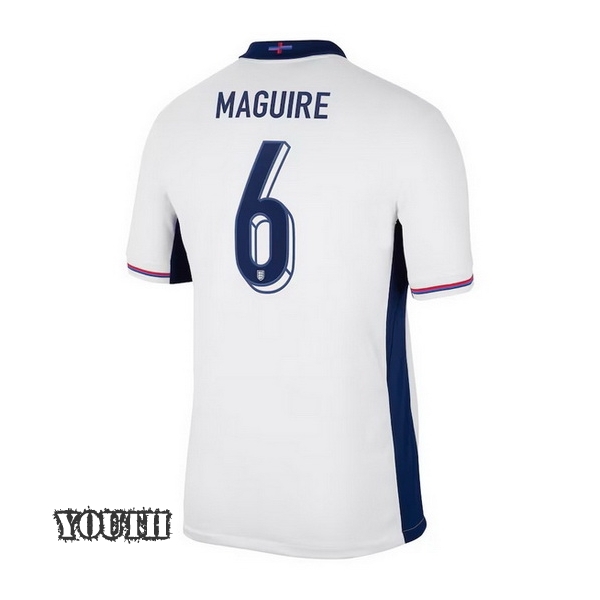 2024 England Harry Maguire Home Youth Soccer Jersey