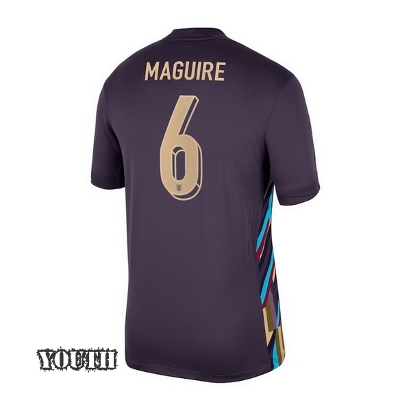 2024 England Harry Maguire Away Youth Soccer Jersey