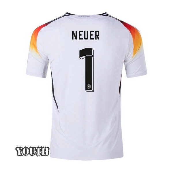 2024 Germany Manuel Neuer Home Youth Soccer Jersey