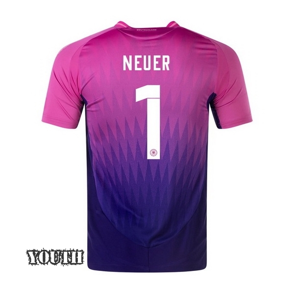 2024 Germany Manuel Neuer Away Youth Soccer Jersey