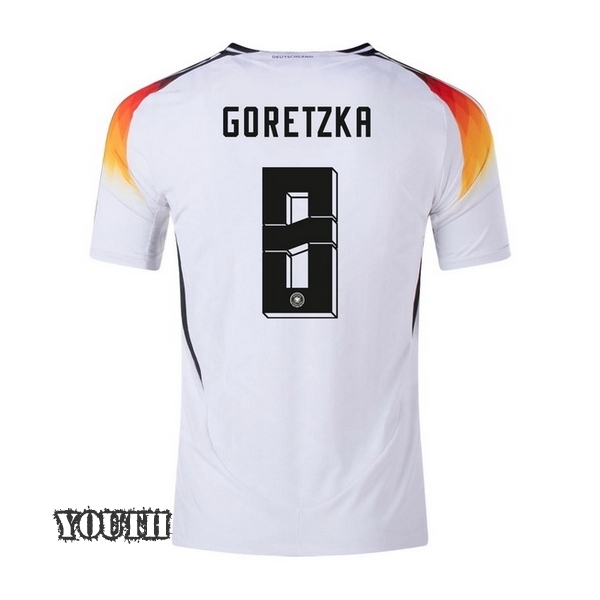 2024 Germany Leon Goretzka Home Youth Soccer Jersey