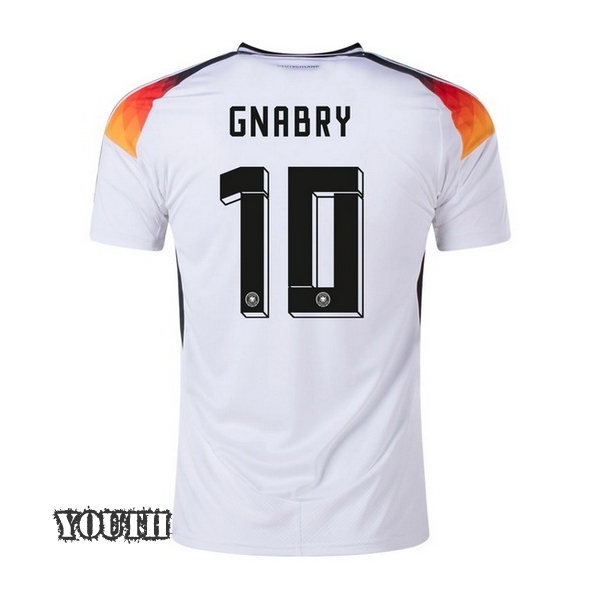 2024 Germany Serge Gnabry Home Youth Soccer Jersey