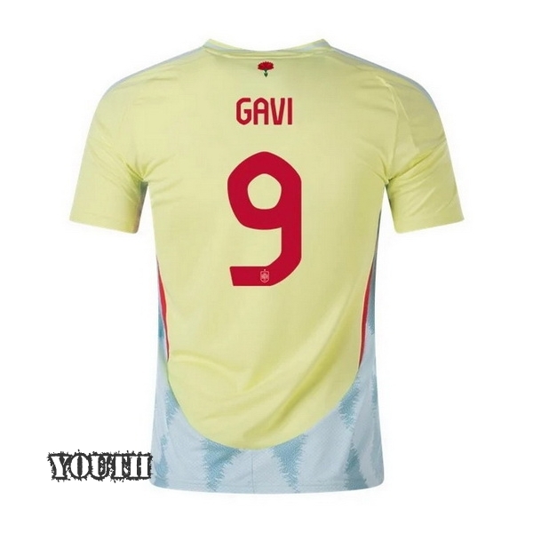 2024 Spain Gavi Away Youth Soccer Jersey