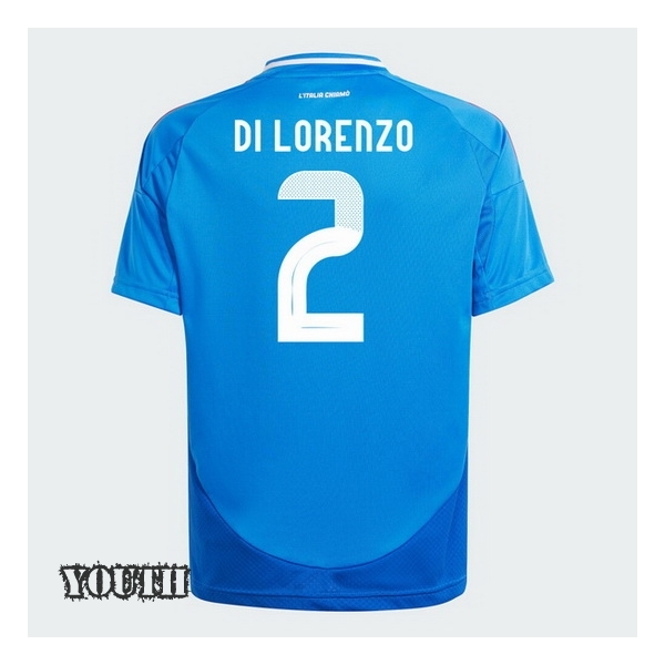 2024 Italy Giovanni Di Lorenzo Home Youth Soccer Jersey