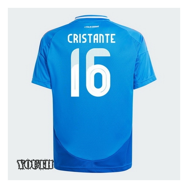 2024 Italy Cristante Home Youth Soccer Jersey