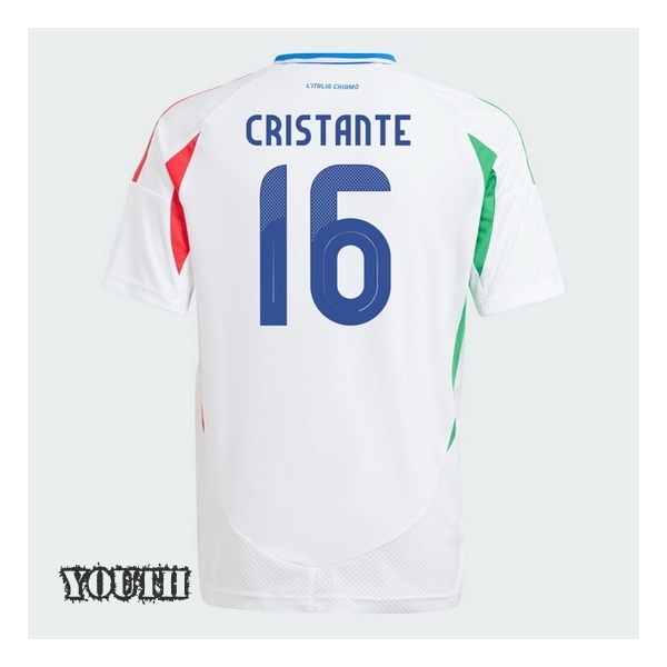 2024 Italy Cristante Away Youth Soccer Jersey