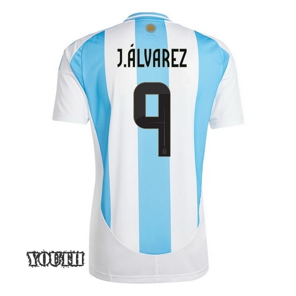 2024 Argentina Julian Alvarez Home Youth Soccer Jersey