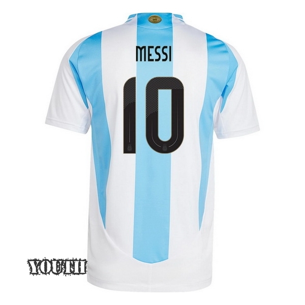2024 Argentina Lionel Messi Home Youth Soccer Jersey