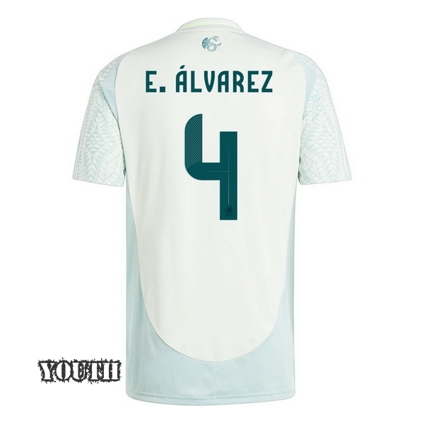 2024 Mexico Edson Alvarez Away Youth Soccer Jersey