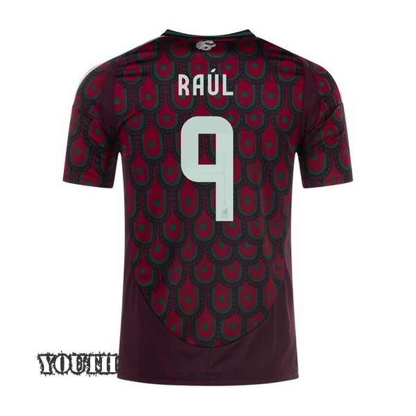 2024 Mexico Raul Jimenez Home Youth Soccer Jersey