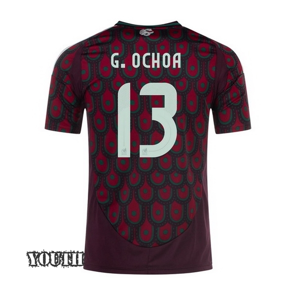 2024 Mexico Guillermo Ochoa Home Youth Soccer Jersey
