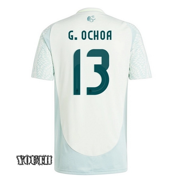 2024 Mexico Guillermo Ochoa Away Youth Soccer Jersey