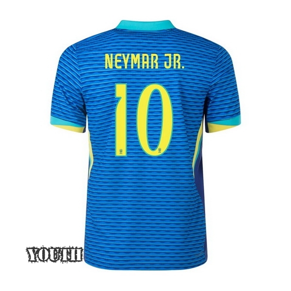 2024 Brazil Neymar Away Youth Soccer Jersey
