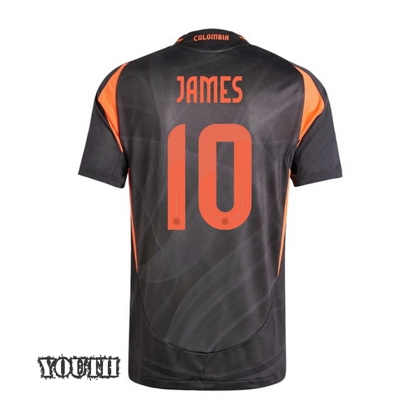 2024 Colombia James Rodriguez Away Youth Soccer Jersey