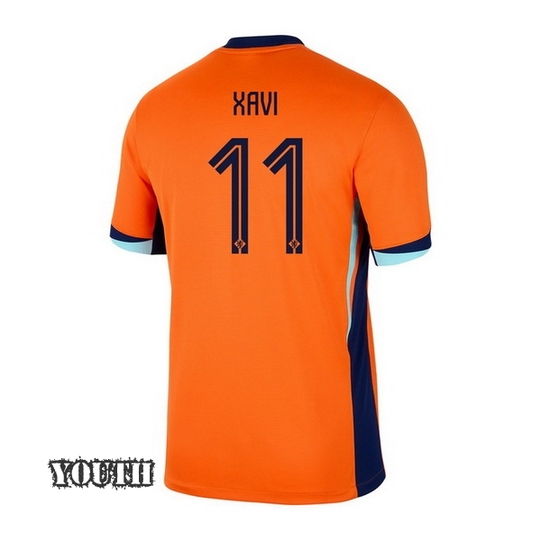 2024 Netherlands Memphis Depay Home Youth Soccer Jersey
