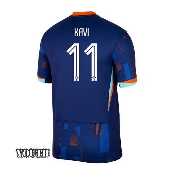 2024 Netherlands Memphis Depay Away Youth Soccer Jersey