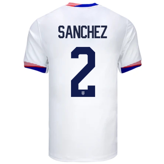 2024 USA Ashley Sanchez Home Men's Soccer Jersey
