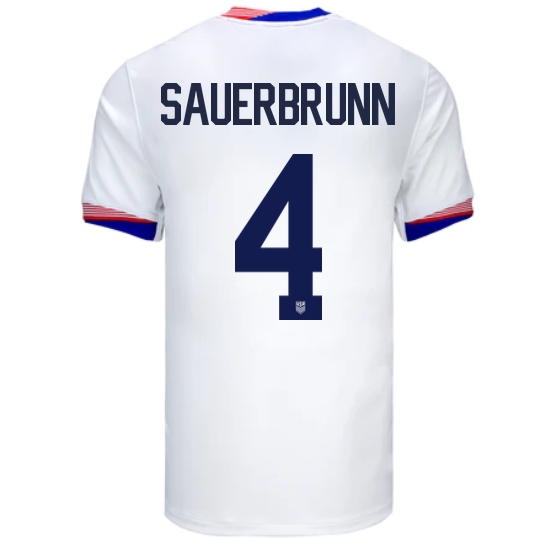 2024 USA Becky Sauerbrunn Home Men's Soccer Jersey