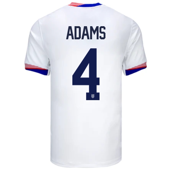 2024 USA Tyler Adams Home Men's Soccer Jersey